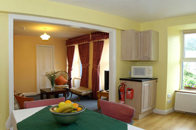 Rathlin suite living room accommodation